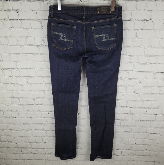ZARA WOMAN | regular fit medium-dark wash jeans - Picture 3 of 9